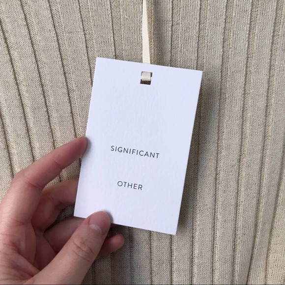 Significant Other Goldie Knit Tie Front Top - Picture 5 of 6